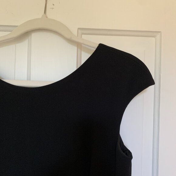 Theia Gown Black with Brown and Gold Animal Print, Sz 6 - Picture 2 of 8